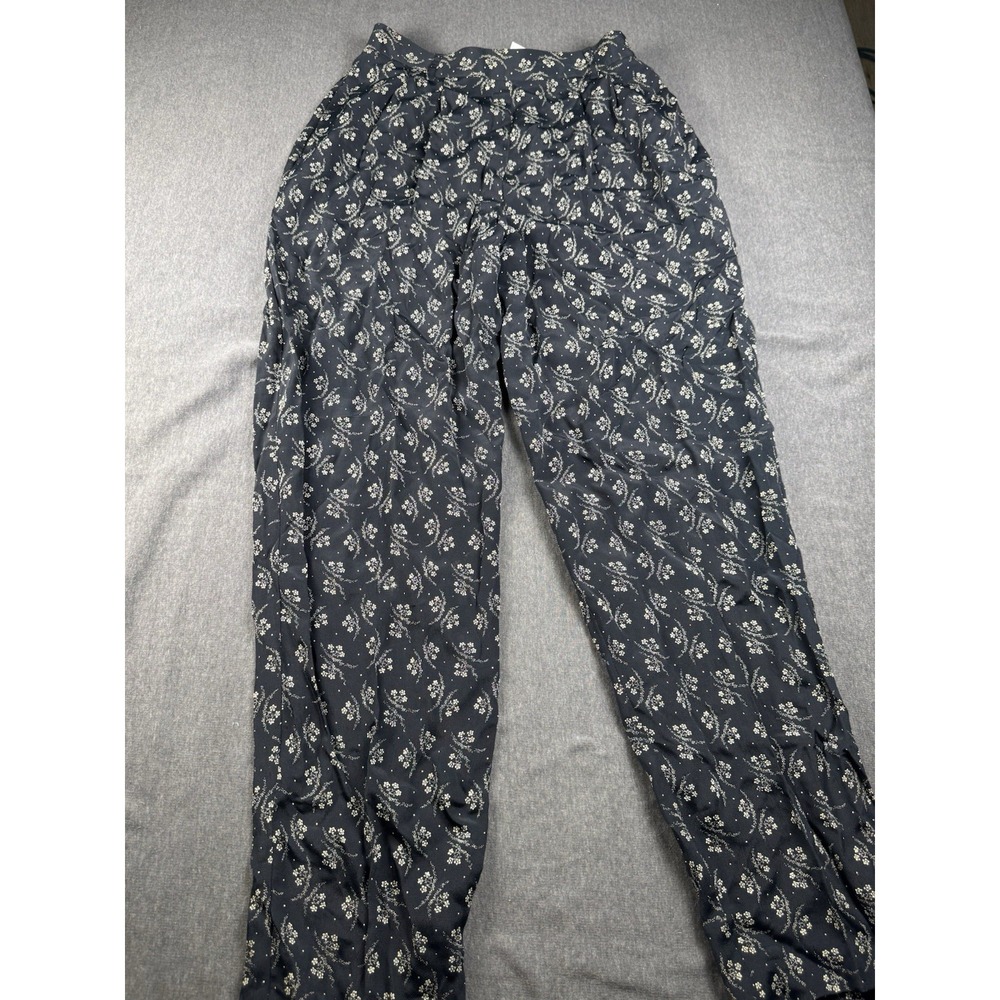 KAREN KANE Womens Black Baggy  Pull On  Fluffy Pants Size 8‎